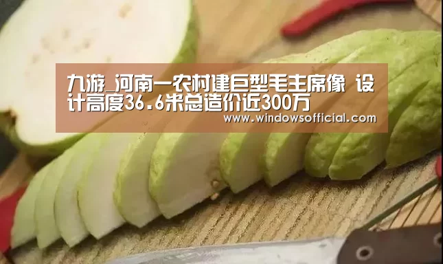 九游_河南一农村建巨型毛主席像 设计高度36.6米总造价近300万(图2) 九游